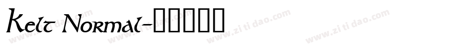 Kelt Normal字体转换